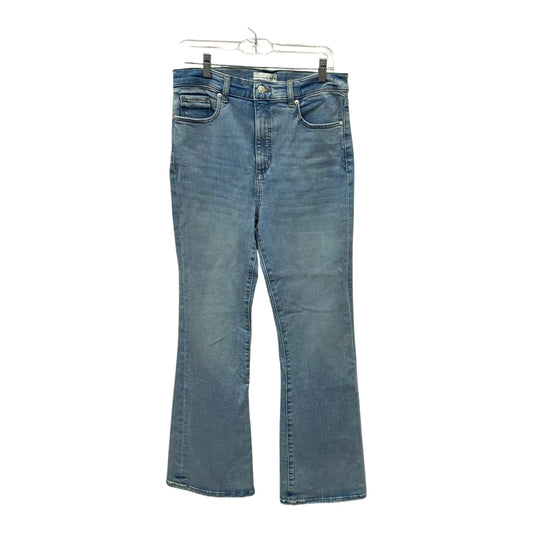 Jeans Flared By Loft In Blue Denim, Size:10