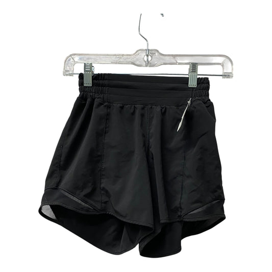 Athletic Shorts By Lululemon In Black, Size:Xs