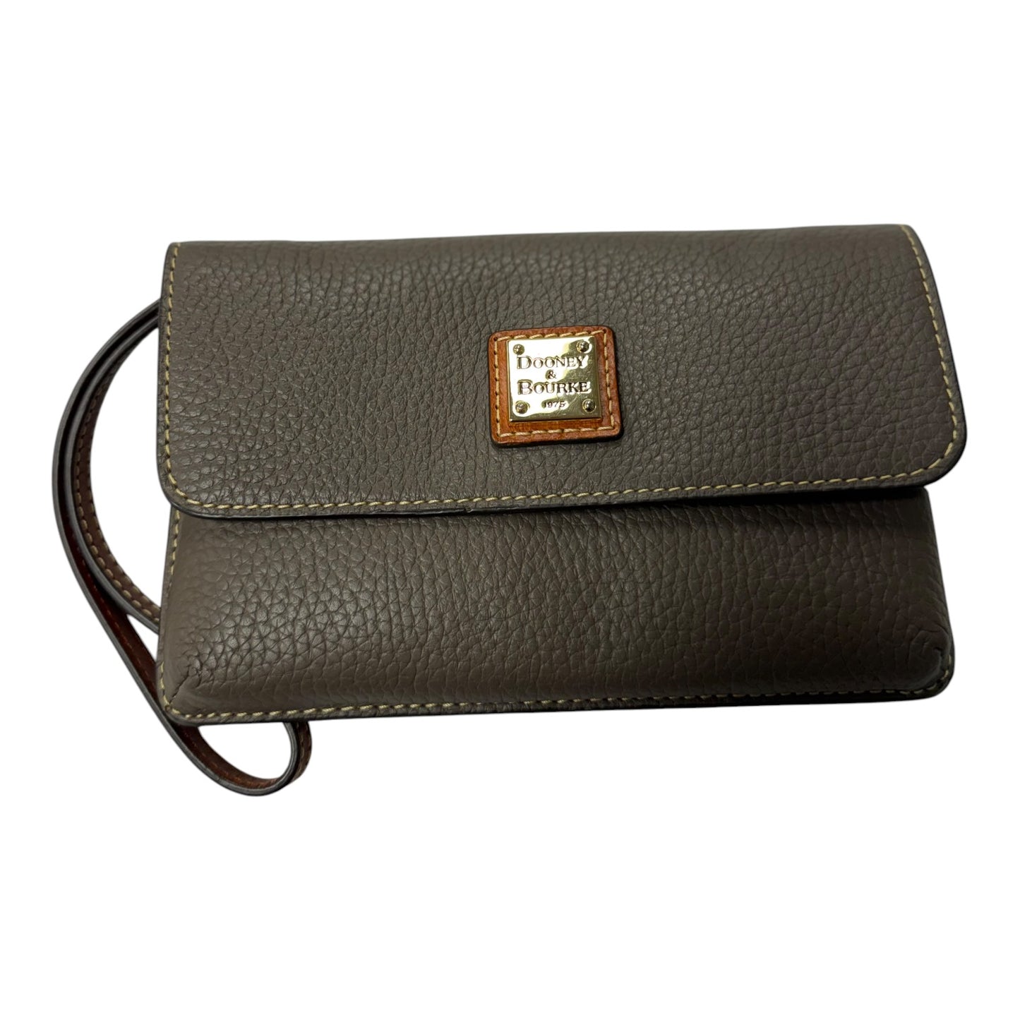 Wristlet Designer By Dooney And Bourke In Beige, Size:Medium