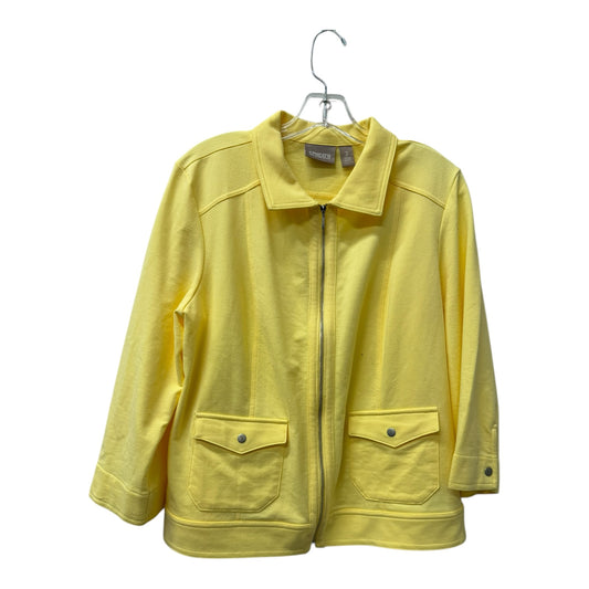 Jacket Other By Chicos In Yellow, Size:L