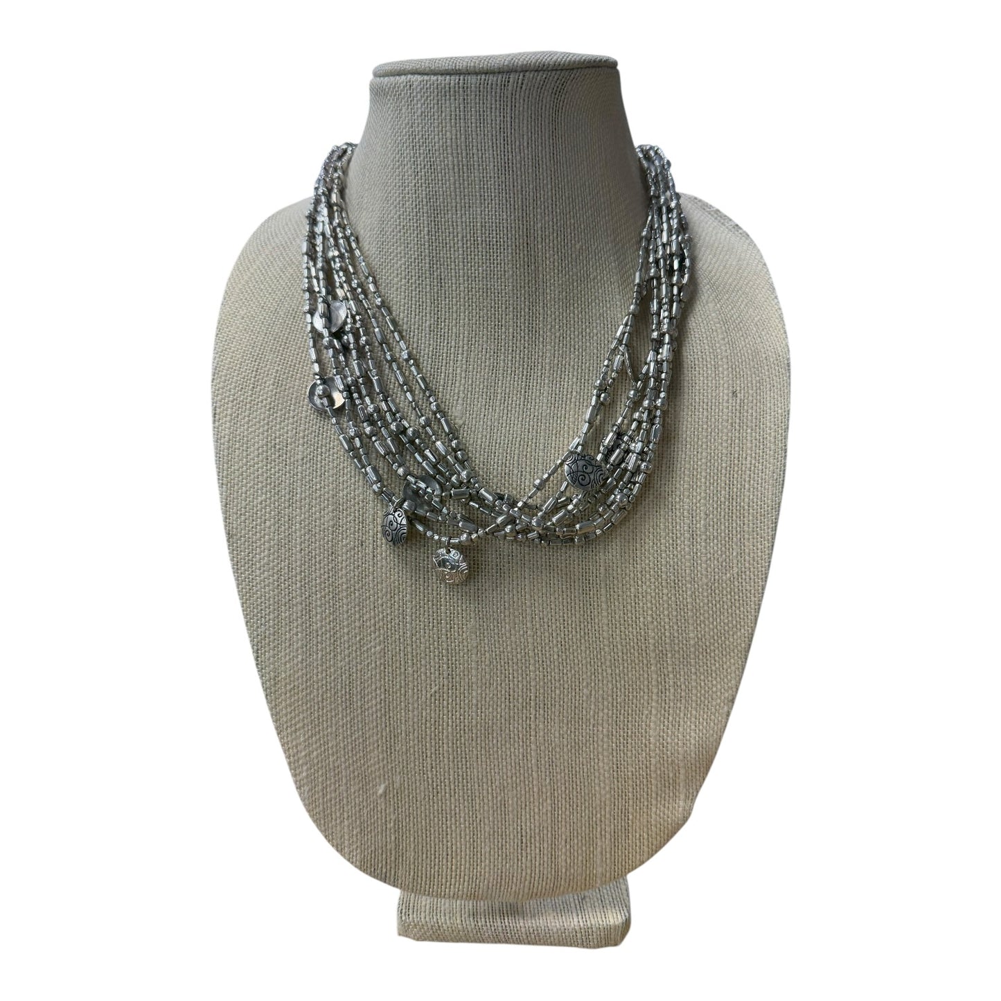 Necklace Layered By Chicos In Silver