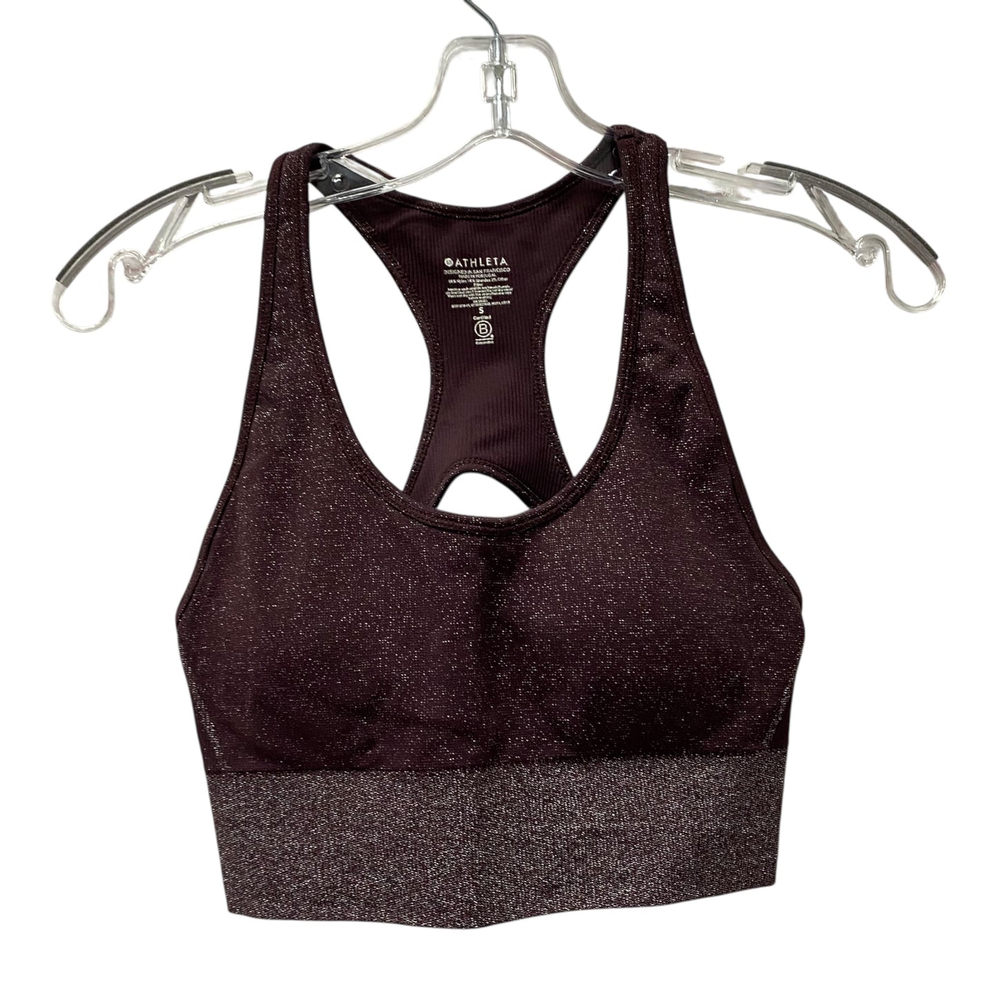Athletic Bra By Athleta In Purple, Size:S