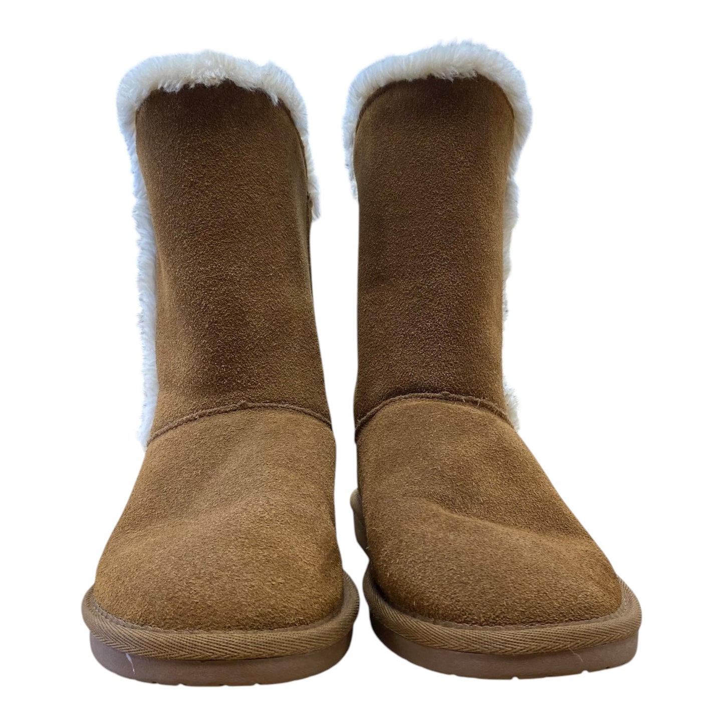 Boots Snow By Minnetonka In Brown, Size:6