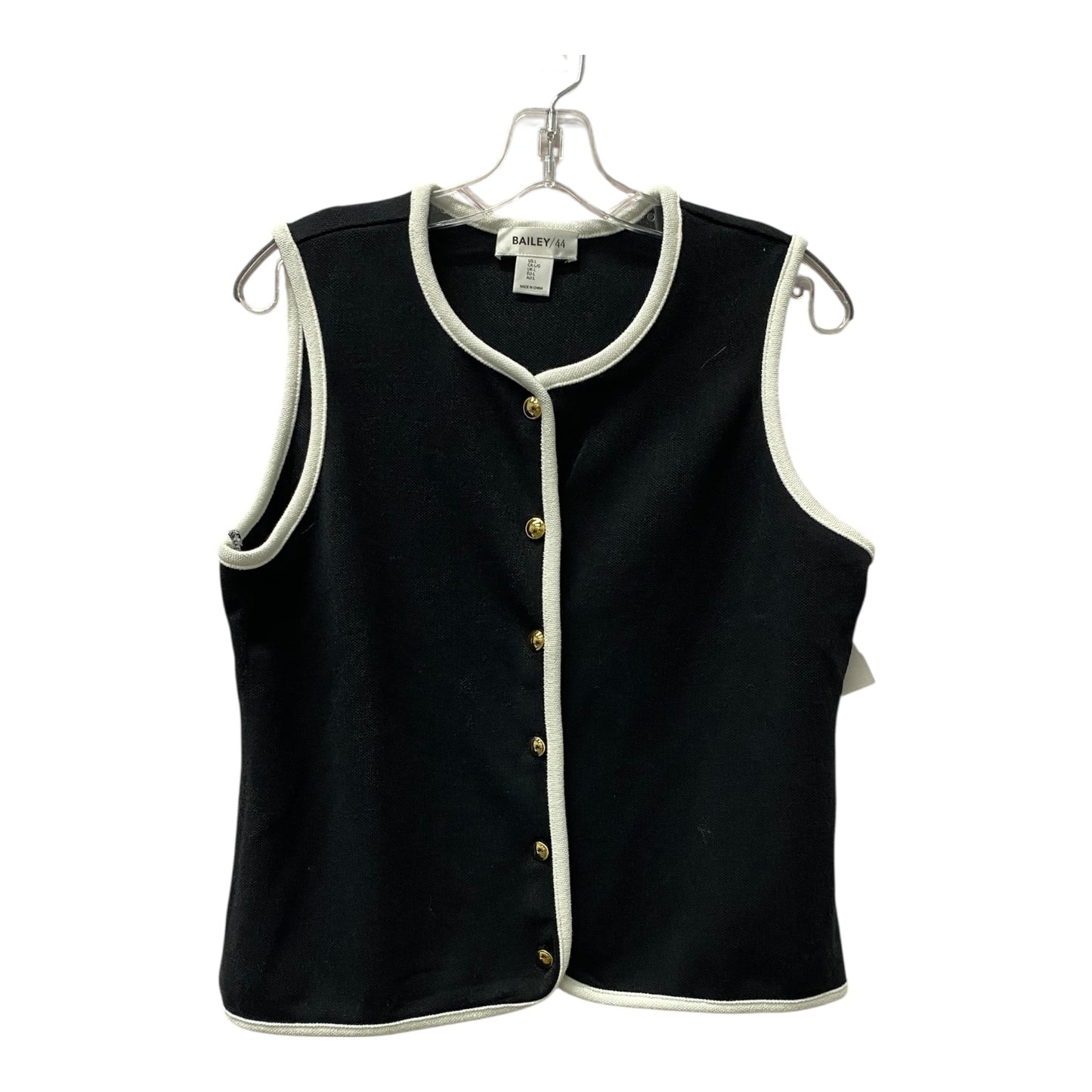 Top Sleeveless By Bailey 44 In Black, Size:L