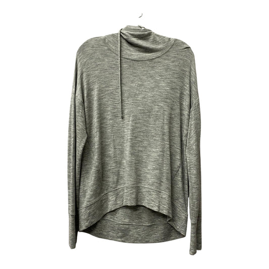 Athletic Top Ls Hoodie By Athleta In Grey, Size:S