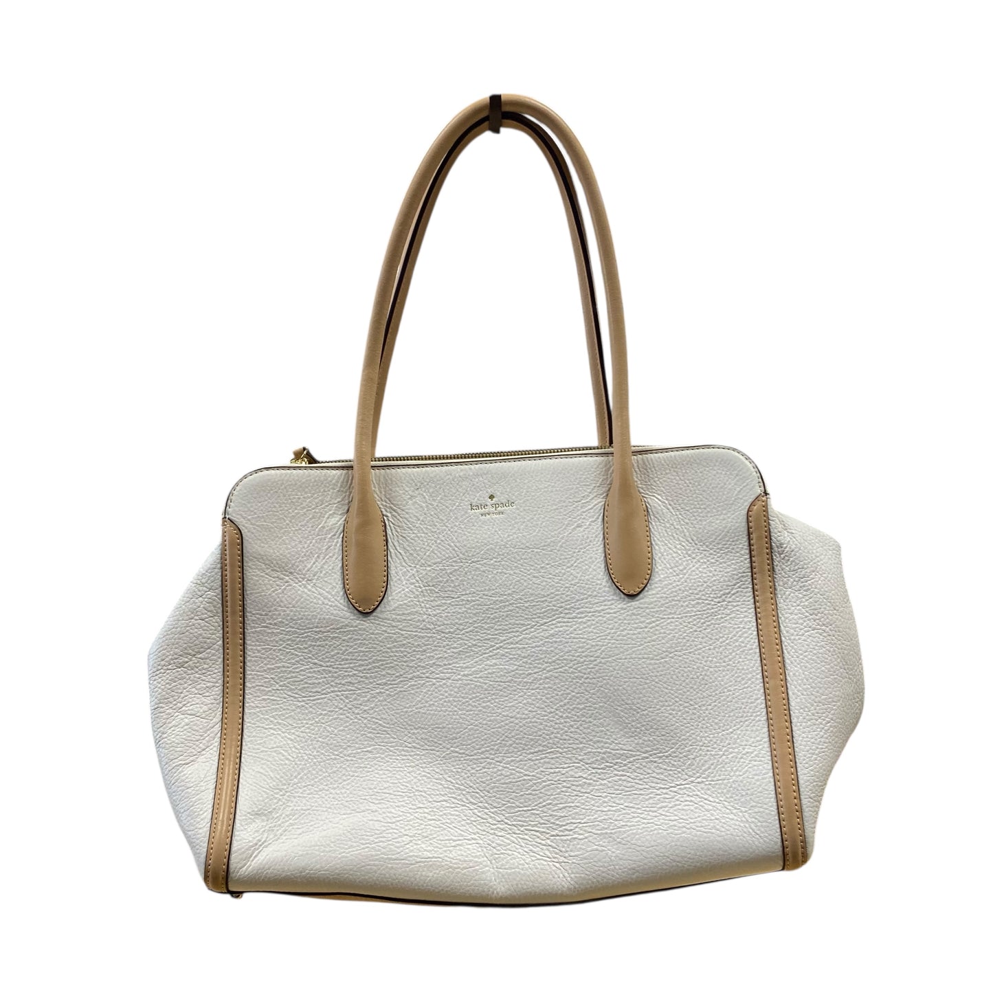 Handbag Designer By Kate Spade In Cream, Size:Large