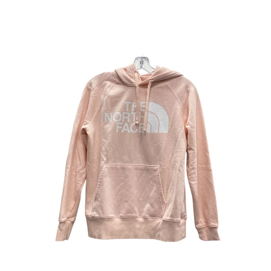 Sweatshirt Hoodie By The North Face In Peach, Size:S