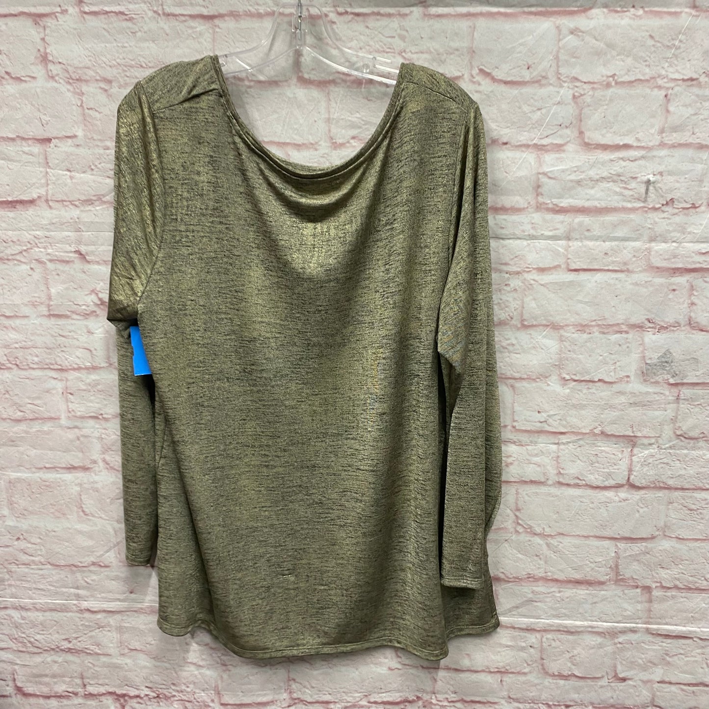 Top Ls By Westport In Gold, Size:2X