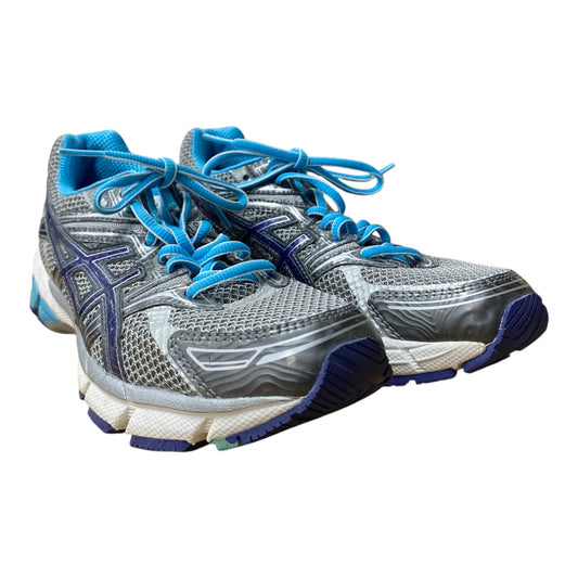 Shoes Athletic By Asics In Grey & Purple, Size:8