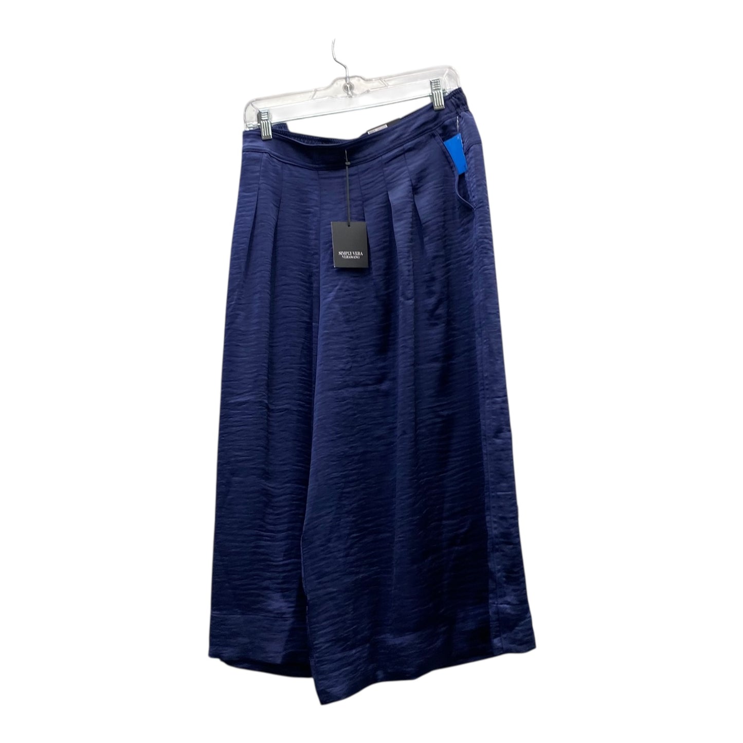 Pants Cropped By Simply Vera In Blue, Size:16