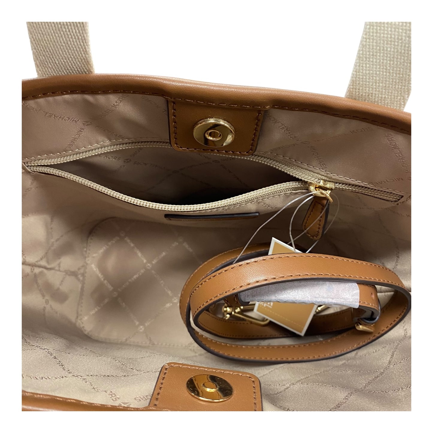 Crossbody Designer By Michael Kors In Brown, Size:Medium