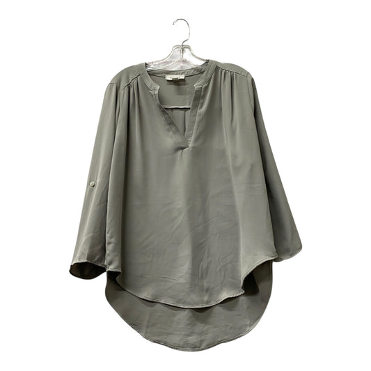 Top Ls By Zenana In Grey, Size:L