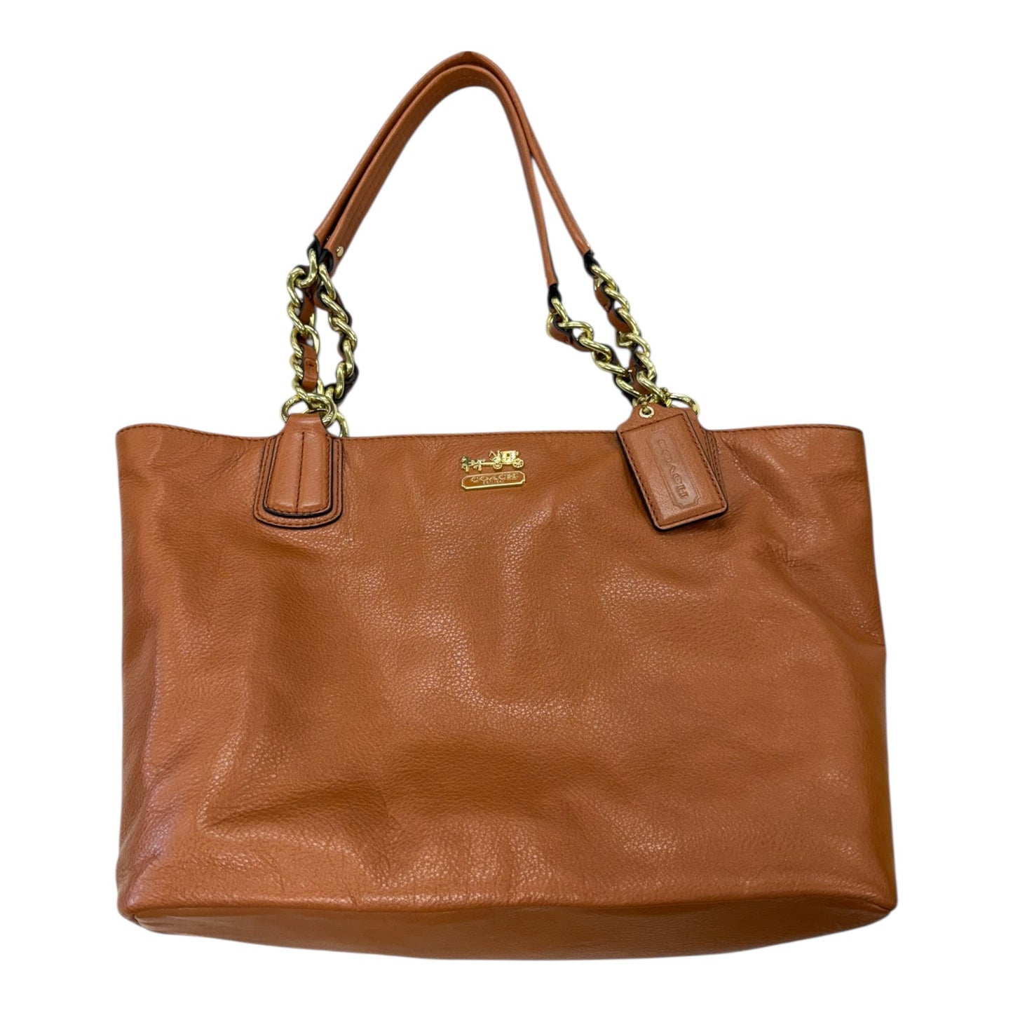 Handbag Designer By Coach In Brown, Size:Medium