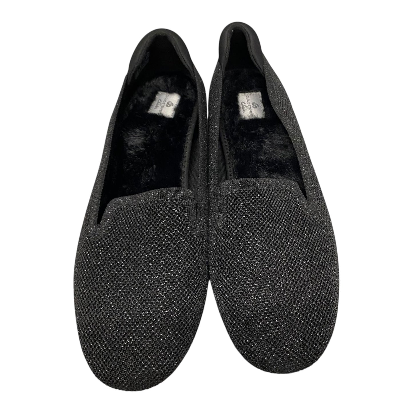 Shoes Flats By Clarks In Black, Size:10