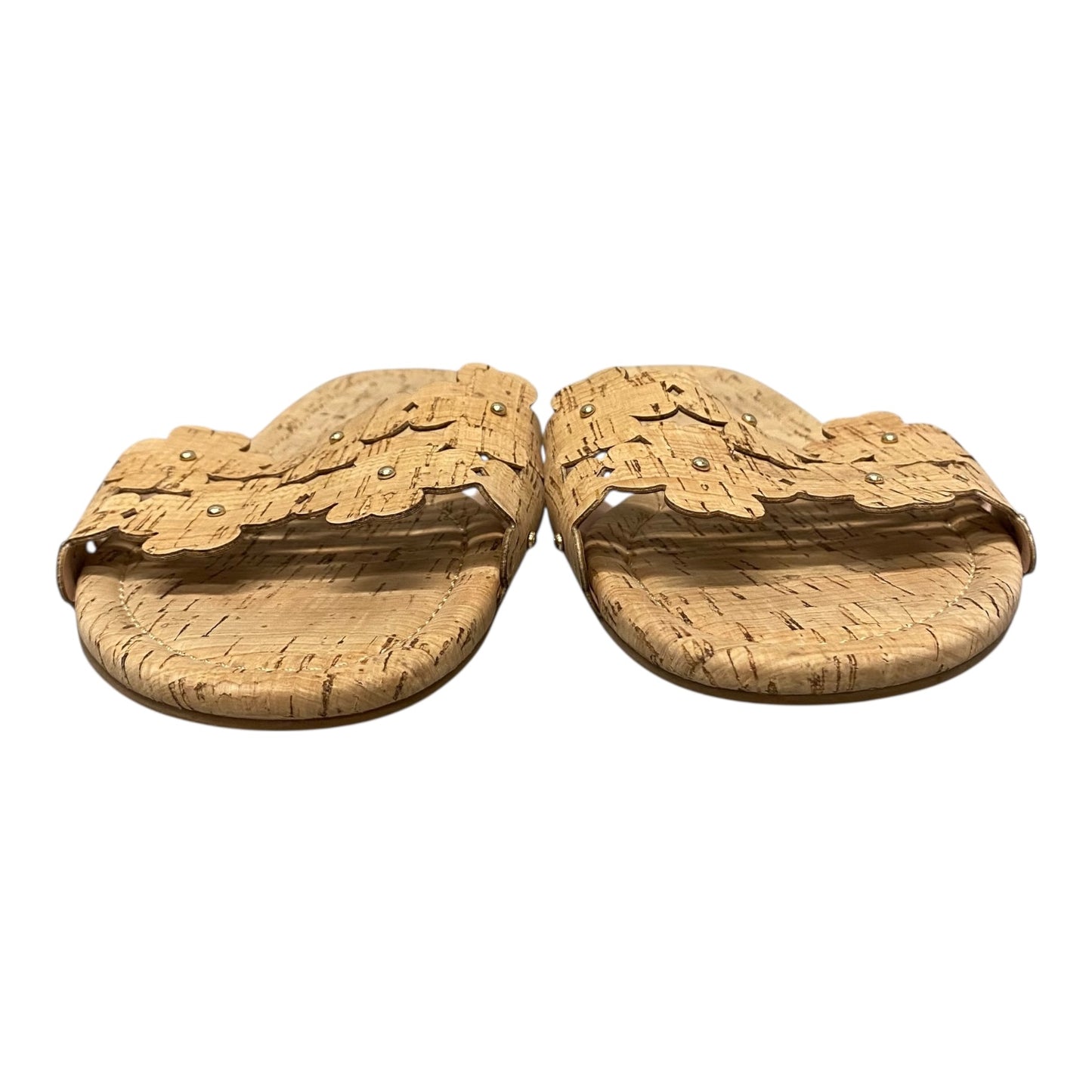Sandals Designer By Kate Spade In Tan, Size:9
