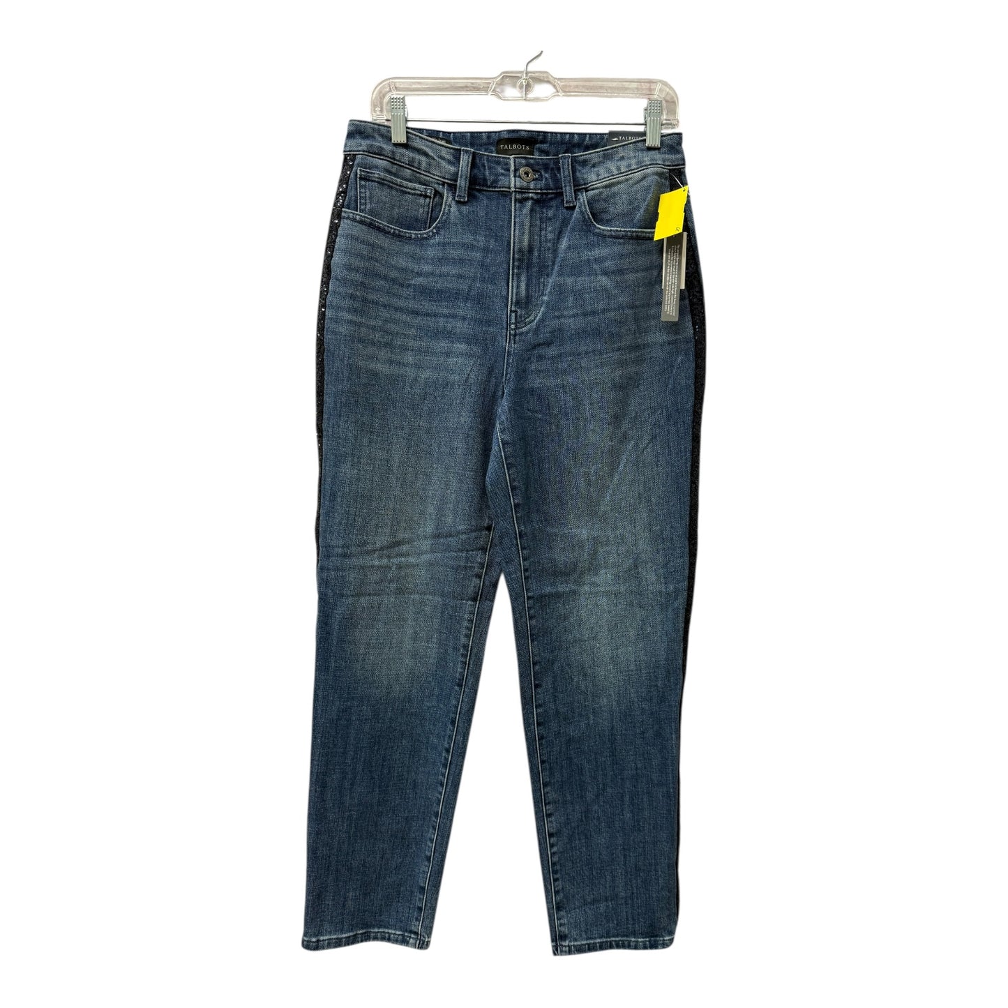 Jeans Straight By Talbots In Blue Denim, Size:6