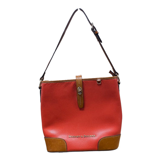 Handbag Designer By Dooney And Bourke In Orange, Size:Medium