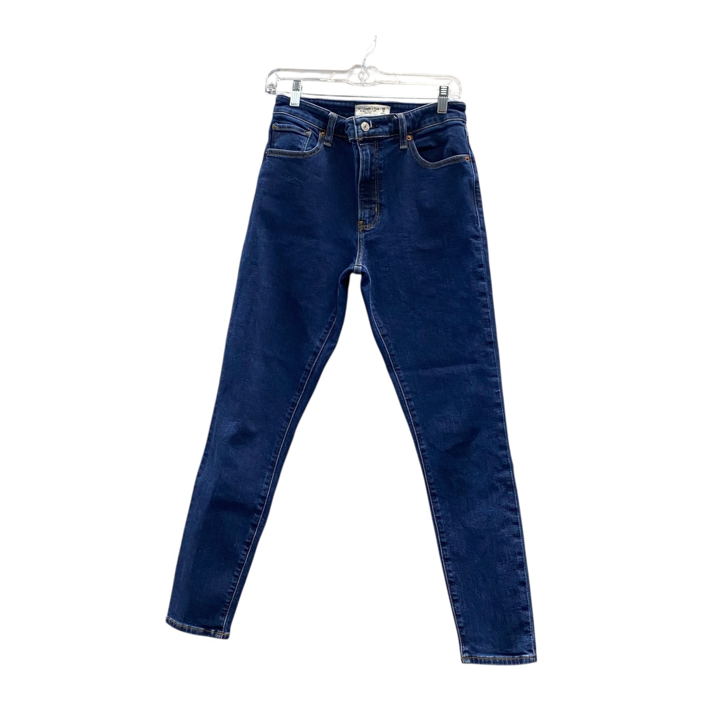 Jeans Skinny By Abercrombie And Fitch In Blue, Size:6