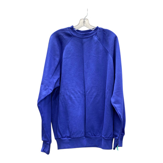 Sweatshirt Crewneck By Tultex In Blue, Size:Xl