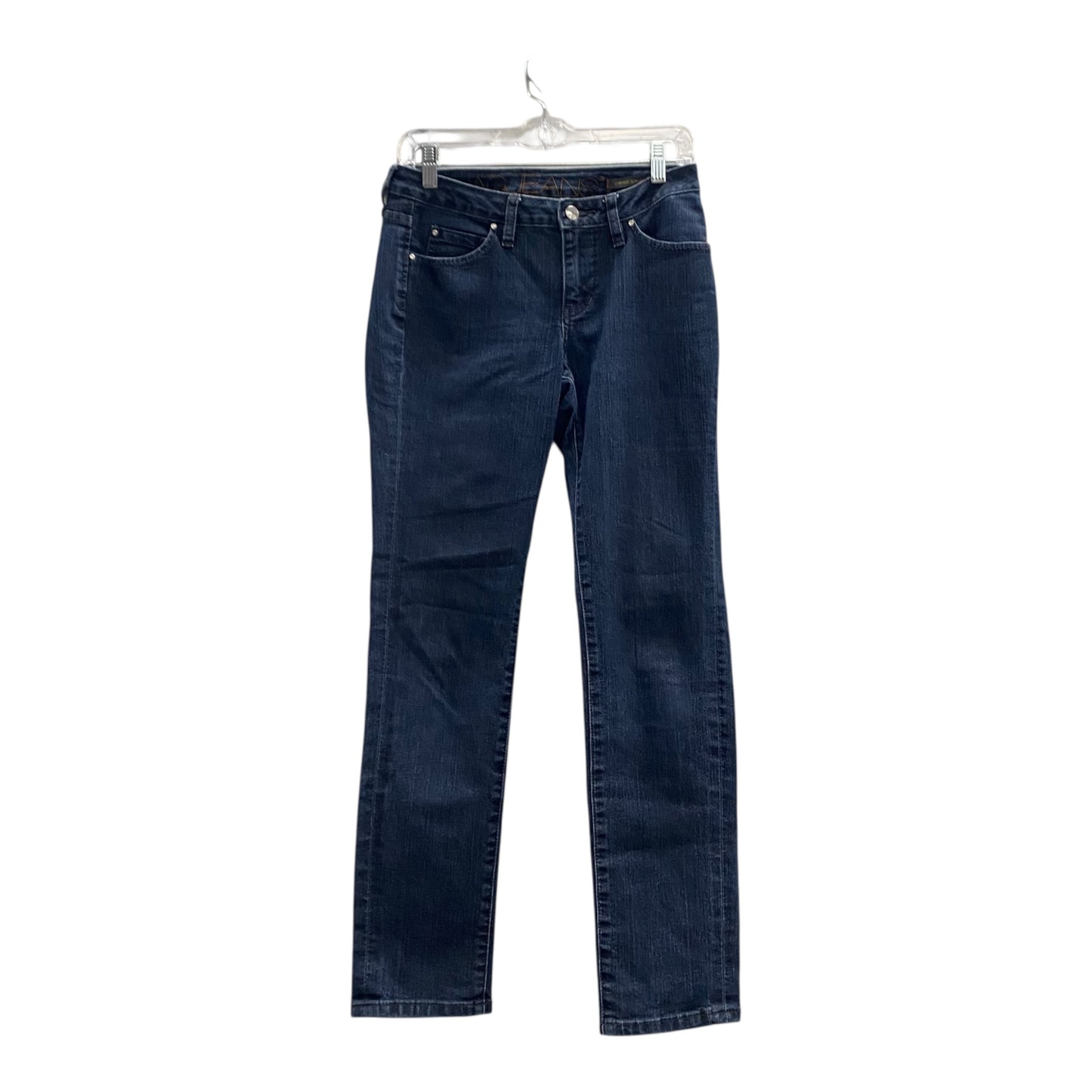 Jeans Straight By Jag In Blue Denim, Size:2