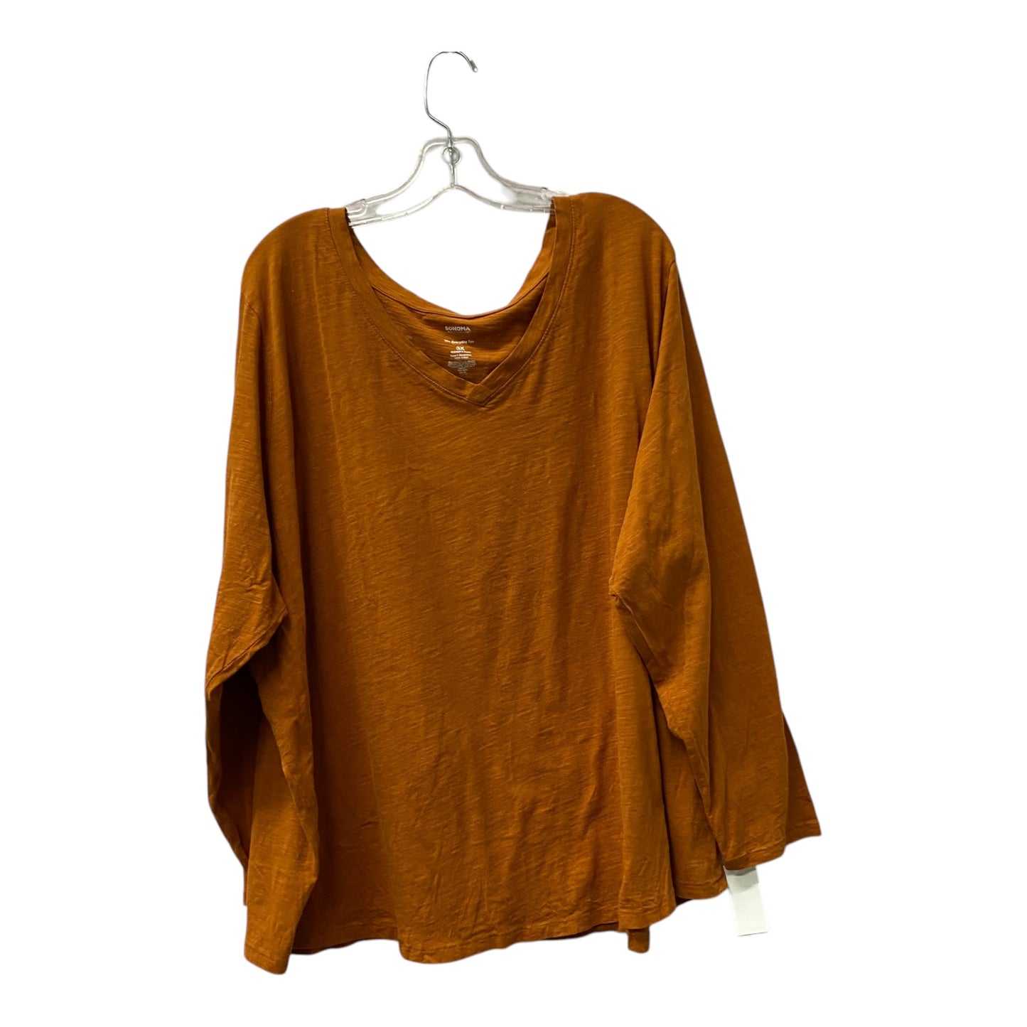 Top Ls By Sonoma In Orange, Size:3X