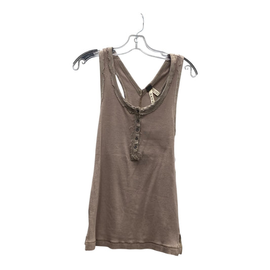 Tank Top By Free People In Tan, Size:M