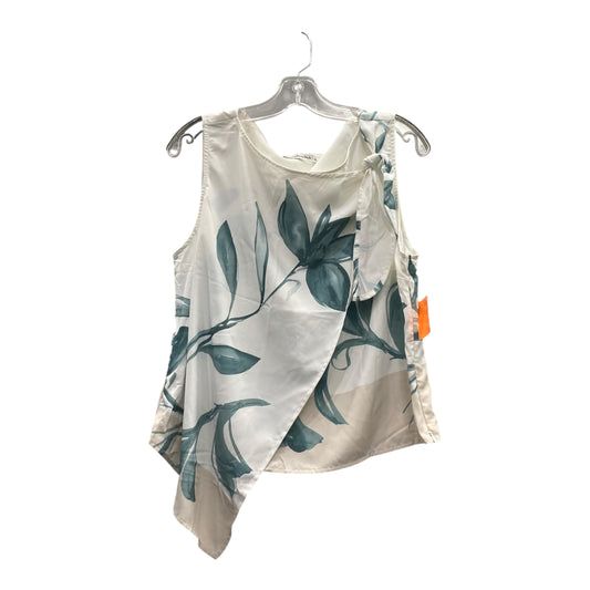 Top Sleeveless By Abercrombie And Fitch In White, Size:L
