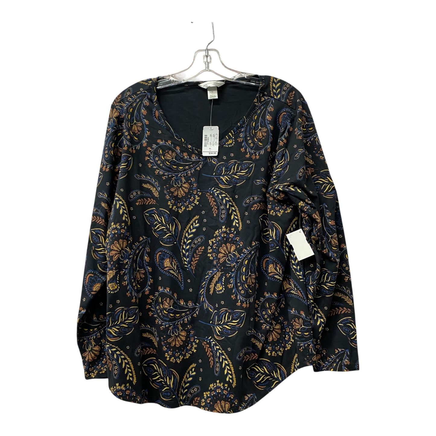 Top Ls Basic By Cj Banks In Black, Size:Xl