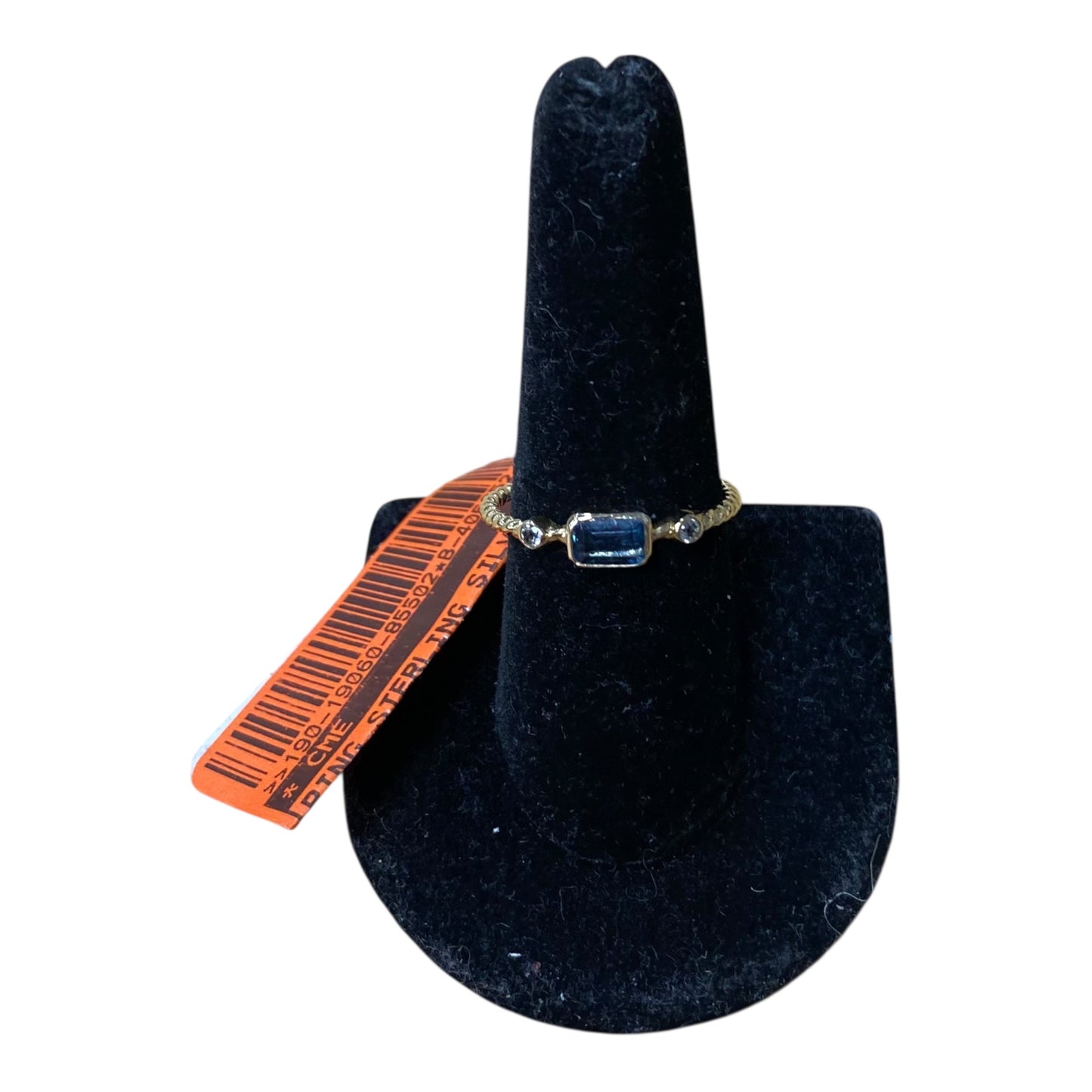 Ring Sterling Silver  In Gold, Size:9