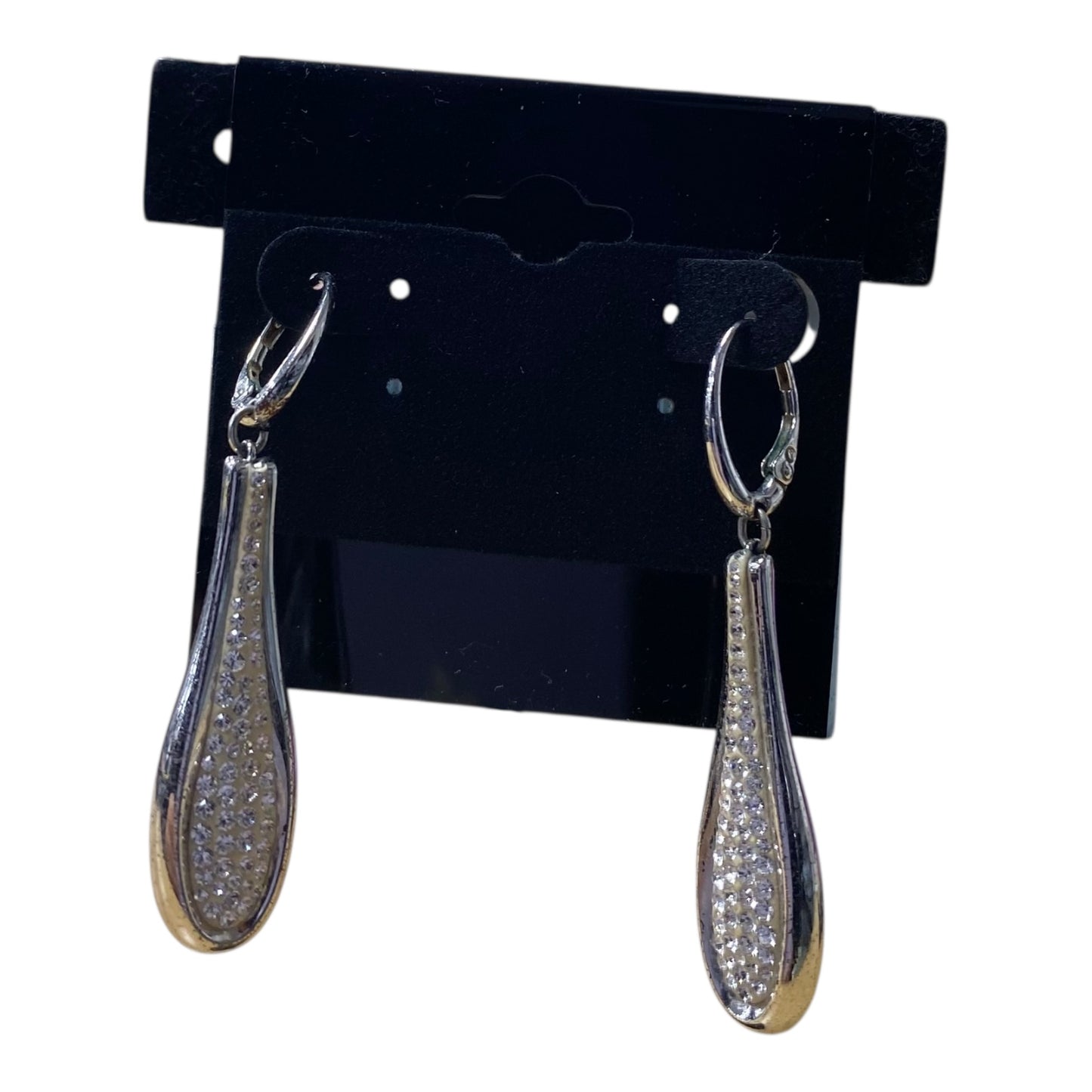 Earrings Designer By Swarovski In Silver