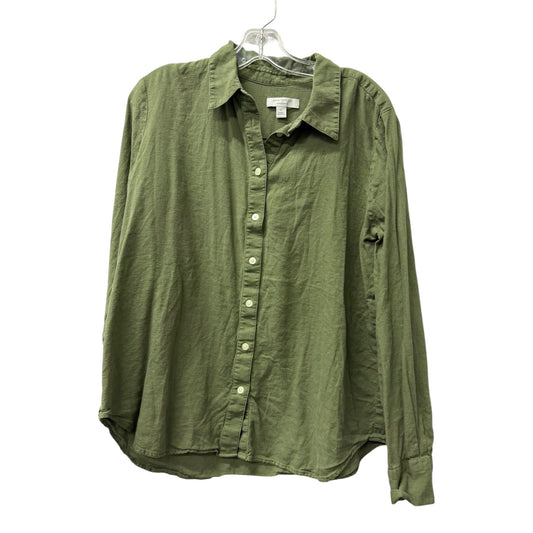 Top Ls By Ann Taylor In Green, Size:L