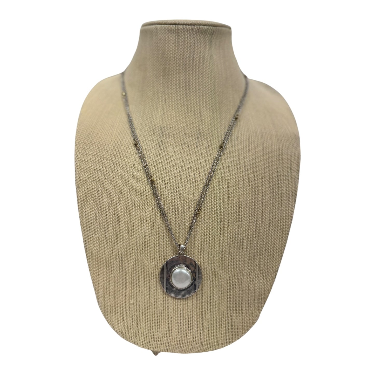 Necklace Pendant By Lucky Brand In Silver