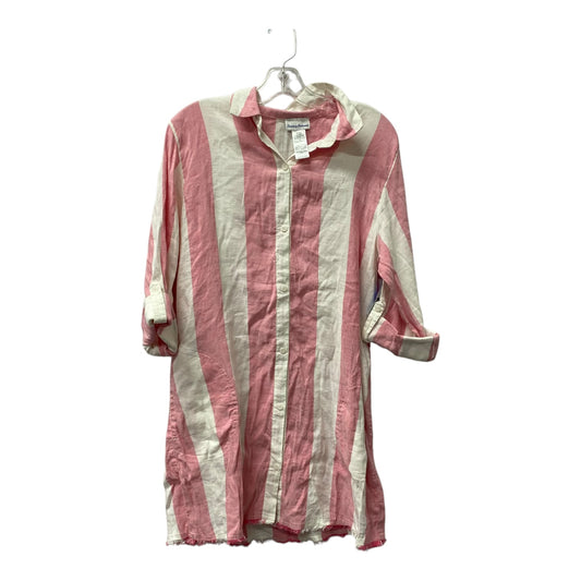 Dress Casual Short By Tommy Bahama In Pink & White, Size:S