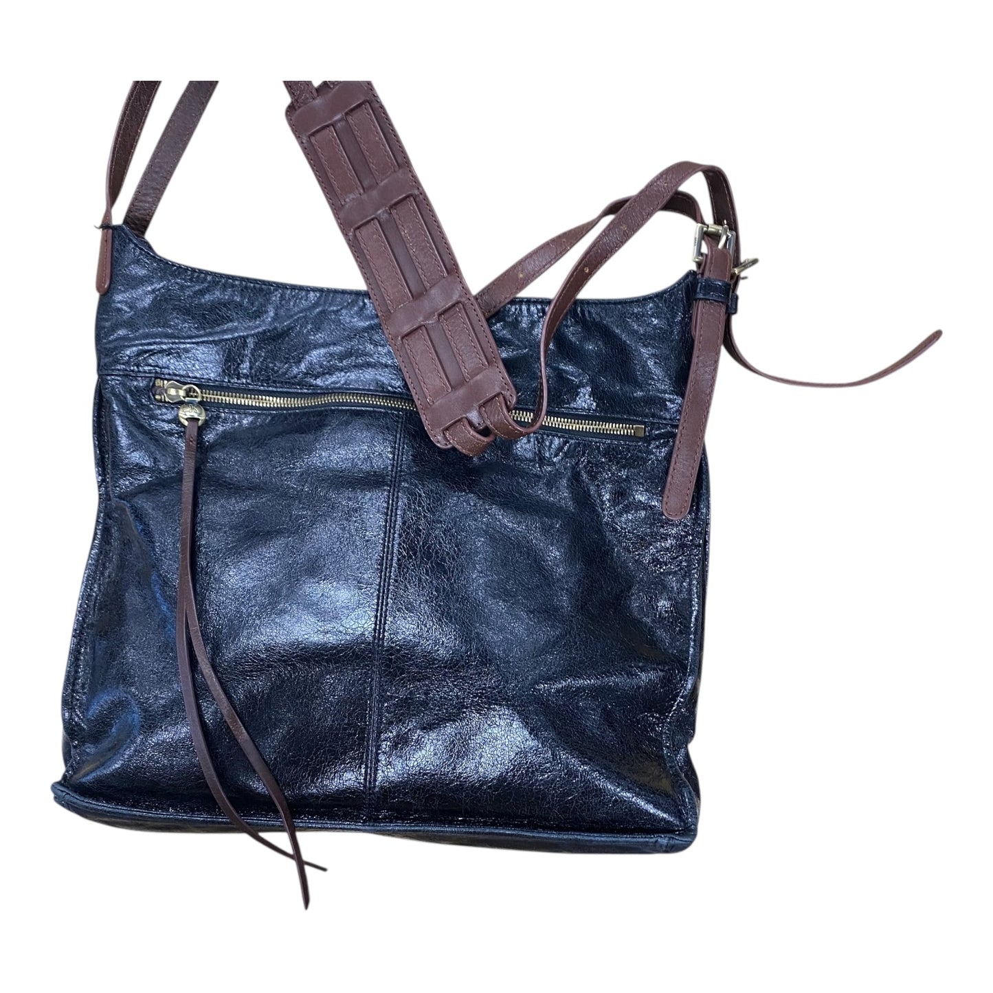 Handbag Leather By Hobo Intl In Black, Size:Medium