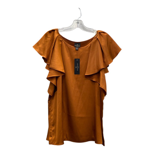 Top Ss By Worthington In Orange, Size:Xxl