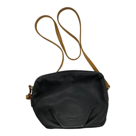 Crossbody Leather By Margot In Black, Size:Small