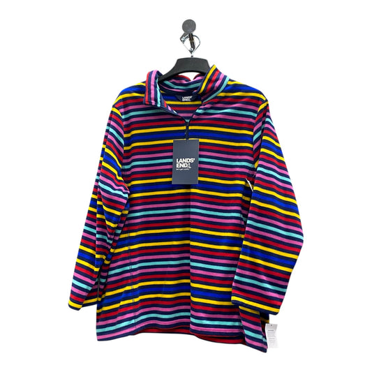 Jacket Fleece By Lands End In Multi, Size:3X