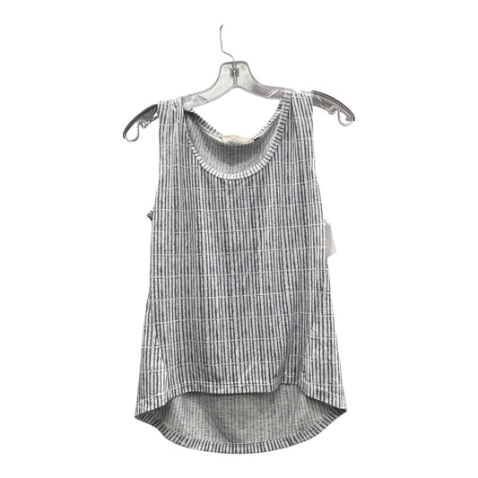 Athletic Tank Top By Athleta In Grey & White, Size:Xs
