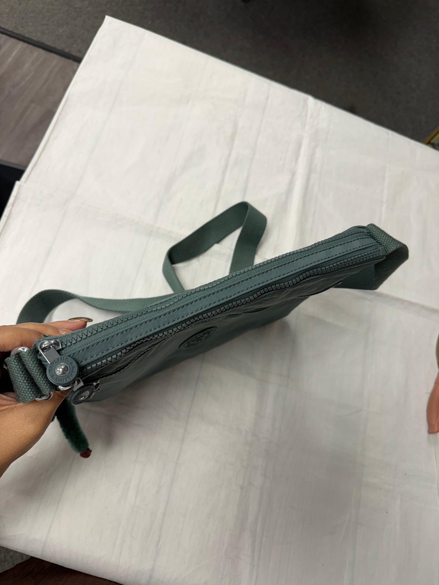 Crossbody By Kipling In Green, Size:Medium