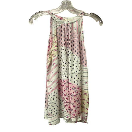 Top Sleeveless By Loft In Pink, Size:Xxs
