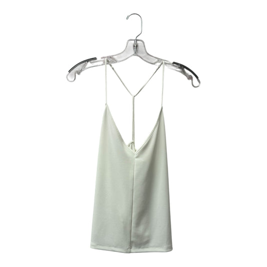 Top Sleeveless By Zara In White, Size:S
