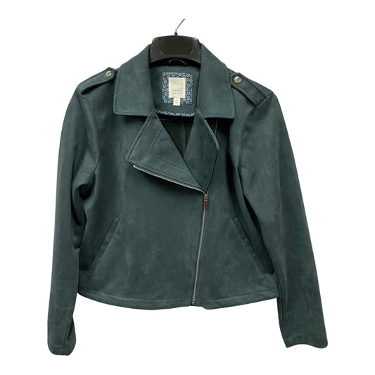 Jacket Moto By Lc Lauren Conrad In Green, Size:L