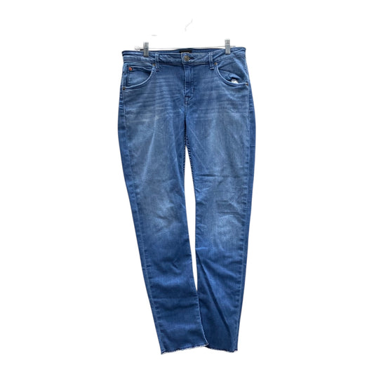Jeans Skinny By Hudson In Blue Denim, Size:10