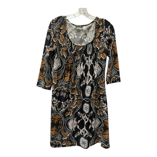 Dress Casual Short By Reborn In Black & Tan, Size:M
