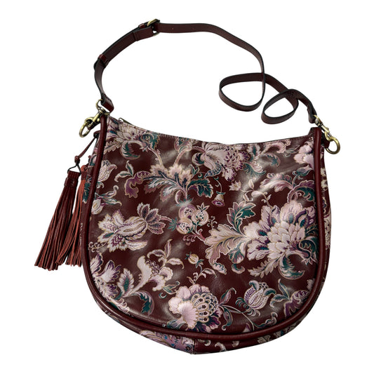 Handbag Designer By Patricia noNash In Maroon, Size:Large
