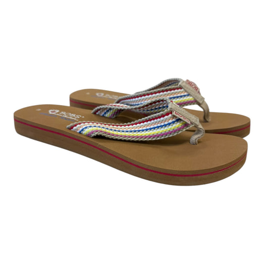 Sandals Flip Flops By Bobs In Multi, Size:7