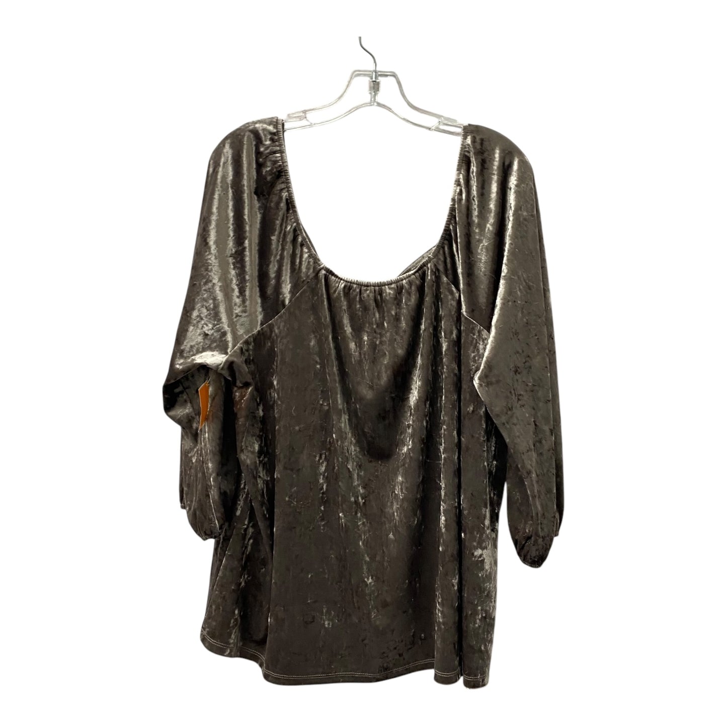 Top Ls By Lane Bryant In Grey, Size:3X