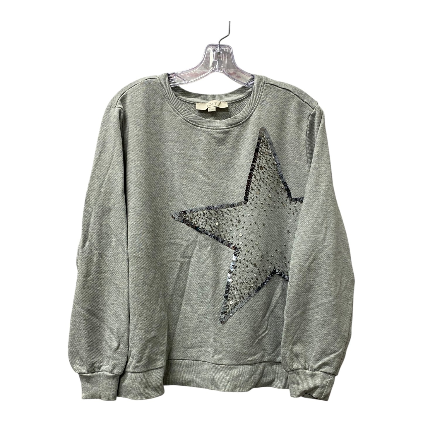Top Ls By Loft In Grey, Size:L