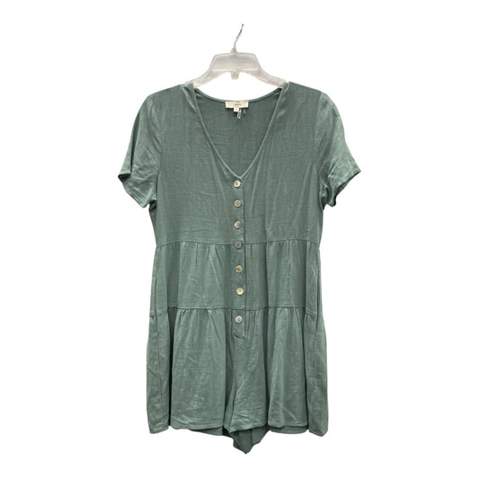 Romper By Entro In Green, Size:S