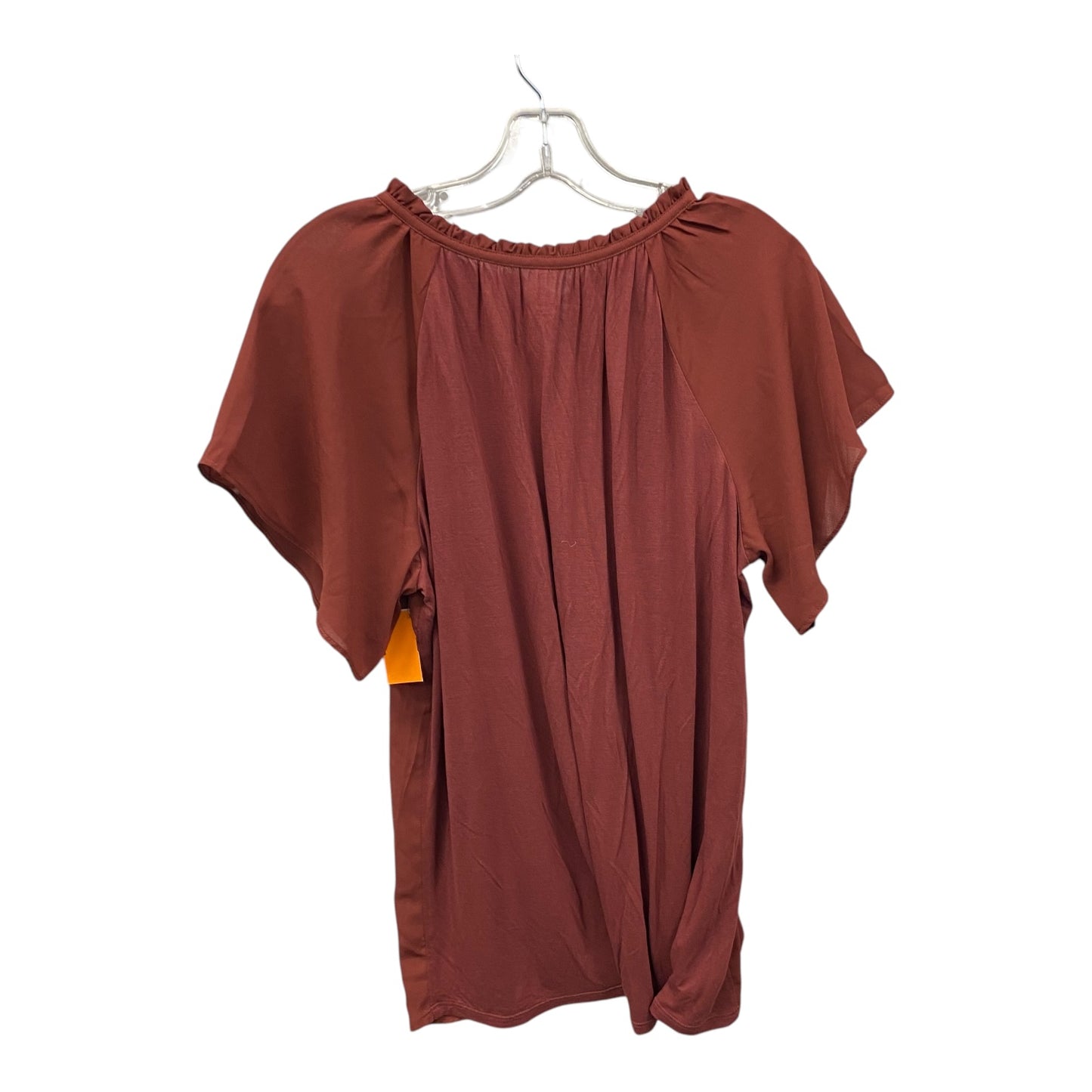 Top Ss By Loft In Brown, Size:L